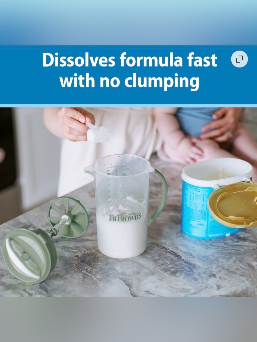 3 Playtex Baby Bottles with Drop-In Liners + Dr. Brown’s Formula Mixing Pitcher - Picture 11 of 14
